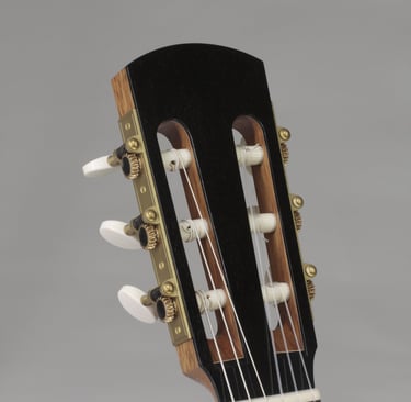 Classical guitar headstock  made by Leon Runde