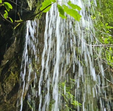 Waterfall at Smoky Mountains National Park--bring another pair of shoes and a towel.