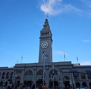 Ferry Terminal, Embarcadero, San Francisco--If you leave this place hungry, you're doing it wrong.