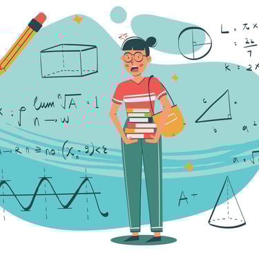 An IGCSE Maths students before they get the Chimhanda Tutoring Cambridge IGCSE Maths Online Tutoring