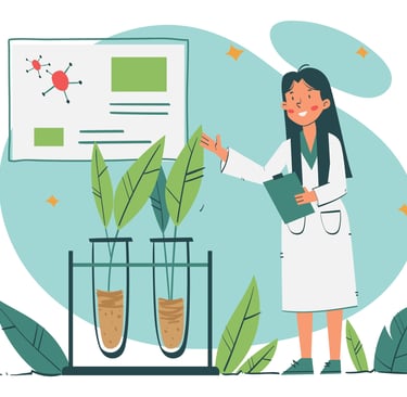 IGCSE Mathematics Online Tutoring students shown using IGCSE maths to study plants
