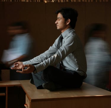 A calm student in the cambridge student