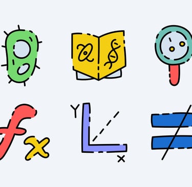 AS Level Maths Online Tutoring being illustrated by mathematicsl symbols