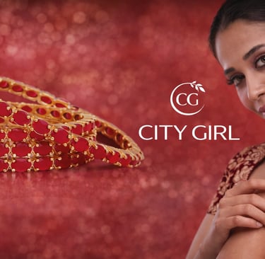 City Girl Jewellery - Best imitation Jwellery - 18 Carat Gold Plated - Bridal Wear Bangles
