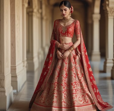 Soft folds of luxurious silk fabric in warm hues, highlighting the smooth texture and subtle sheen.