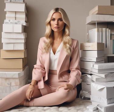 a close up of a leather label on a gray surface