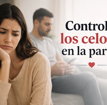  Mujer triste que siente celos mientras su pareja usa el teléfono