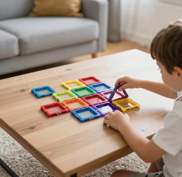Children silhouetted on a beach at sunset