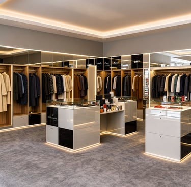 Proyecto retail: perfiles LED de gran longitud integrados en estanterías.