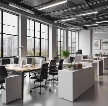 Bright living room with modern inventory