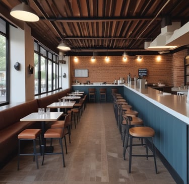 Concierge in a tailored uniform greeting a client at a high-end apartment entrance.