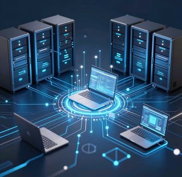 A branded client dashboard with custom logos and color themes reflecting mintiva's white-label capabilities.