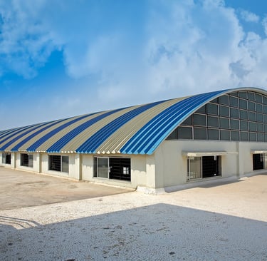 self support roof to cover top floor