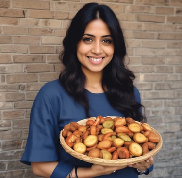 woman wearing black crew-neck shirt
