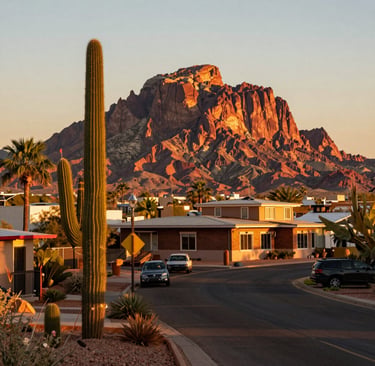 the arizona state university sign is in front of a building