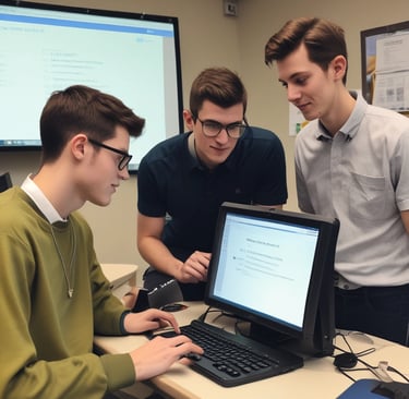 Close-up of a Rubber Ducky device plugged into a laptop, ready for a cybersecurity demo.