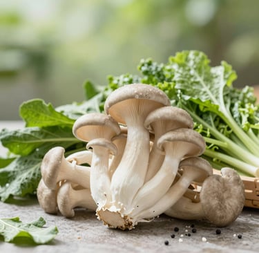 Hands of a farmer gently holding freshly harvested superfoods in a sunlit field