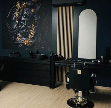 Freestyle Barbers Salonas Vijūkuose interjeras