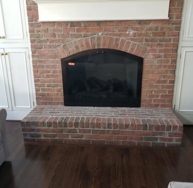 Fireplace and chimney restoration project completed in Waltham, MA by NE Chimney.