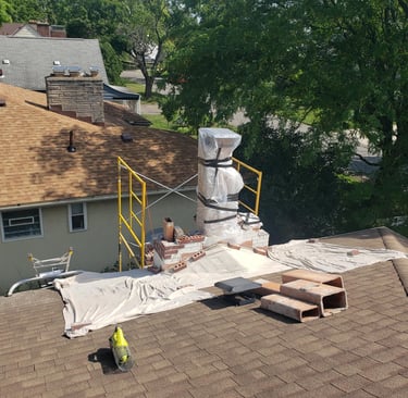 Chimney inspection service in Waltham, MA provided by NE Chimney specialists.