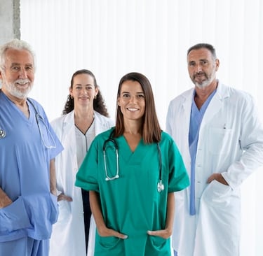 Uniformes sanitarios cómodos y funcionales para clínicas, hospitales, dentistas y profesionales