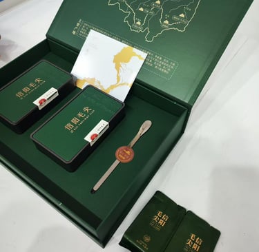 Xinyang Maojian green tea leaves