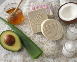 Ingredientes do sabonete artesanal feito com Lamb Tallow