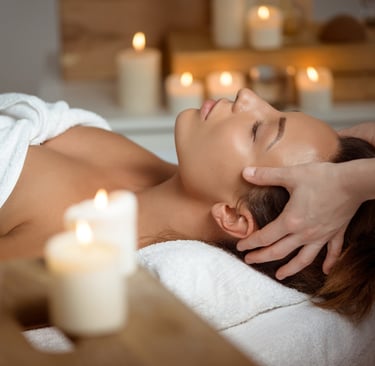 un espacio de calma, bienestar liberación, cuidado a traves del masaje terapéutico