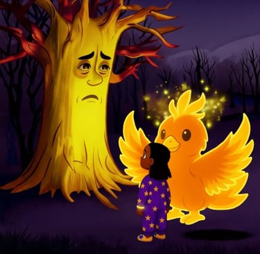 Xyla and Xenya standing in Norriewood speaking to Xoria