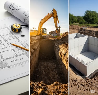 North Georgia Basement Excavation: From Blueprint to Foundation