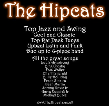 The Hipcats - Jazz Band, Swing Band, Wedding Band for Hire - Hampshire, Oxfordshire, Gloucestershire
