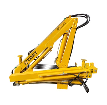 2 ton knuckle boom truck mounted crane