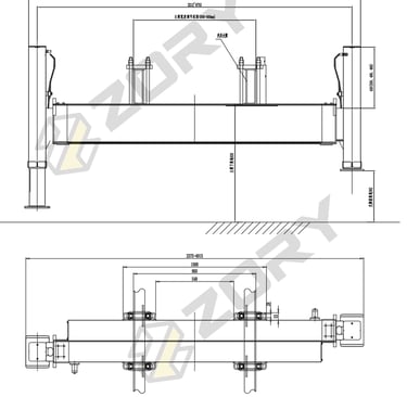Double-Acting Hydraulic Telescopic Rear Outrigger