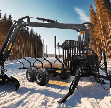 Timber Trailer with Grapple