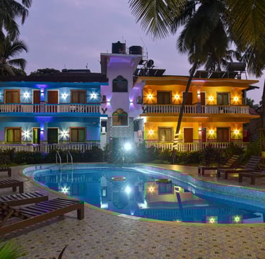 Goa Calangute 25 AC Rooms Budget Hotel, 1 minute walk from beach