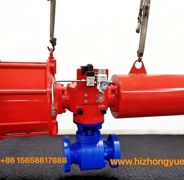 Quick-acting shut-off valve - Forged steel ball valve - High-quality leak-free valve