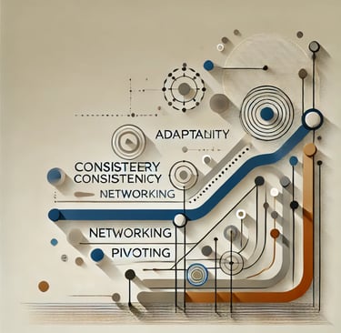 a poster of a business plan for a consulting company