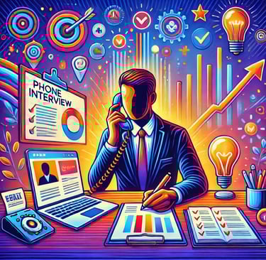 a man in a suit sitting at a desk with a phone and a laptop
