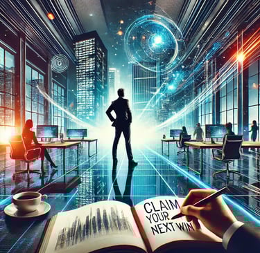 a man standing in front of a book with a book and a pen