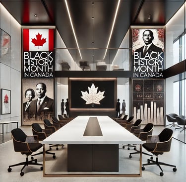 a conference room with a table and chairs