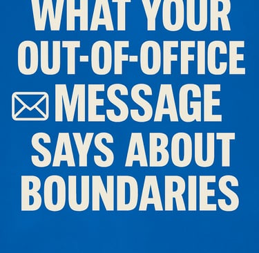 a blue and white poster with a message saying what's your message?