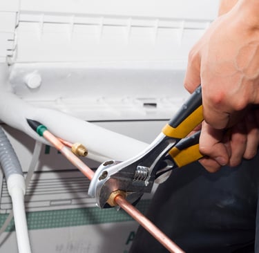 instalação de aparelhos de ar condicionado tipo split