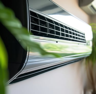 evaporadora do aparelho de ar condicionado split