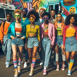 Fashion choice of youth - A representative image