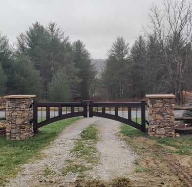 Stone gates