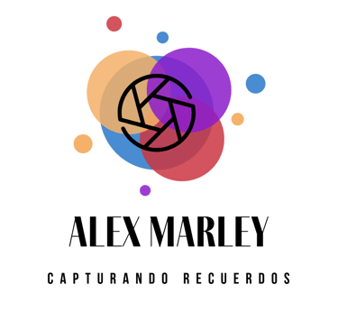 logo del fotografo alex marley y su empresa de fotografia en granada