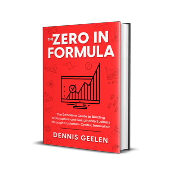 Cover of The Zero In Formula by Dennis Geelen – business strategy book