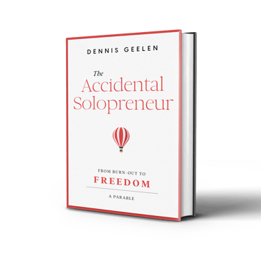 Cover of The Accidental Solopreneur book by Dennis Geelen