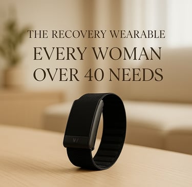 A black Whoop 4.o wrist-worn health - sleep tracker