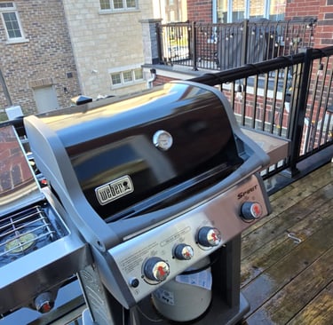 Clean BBQ setup in backyard environment after Ajax BBQ cleaning service